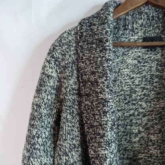 Claudia Strater Brown Wool Sweater Size Medium Wrap Cardigan EU 36 Women - Picture 2 of 11